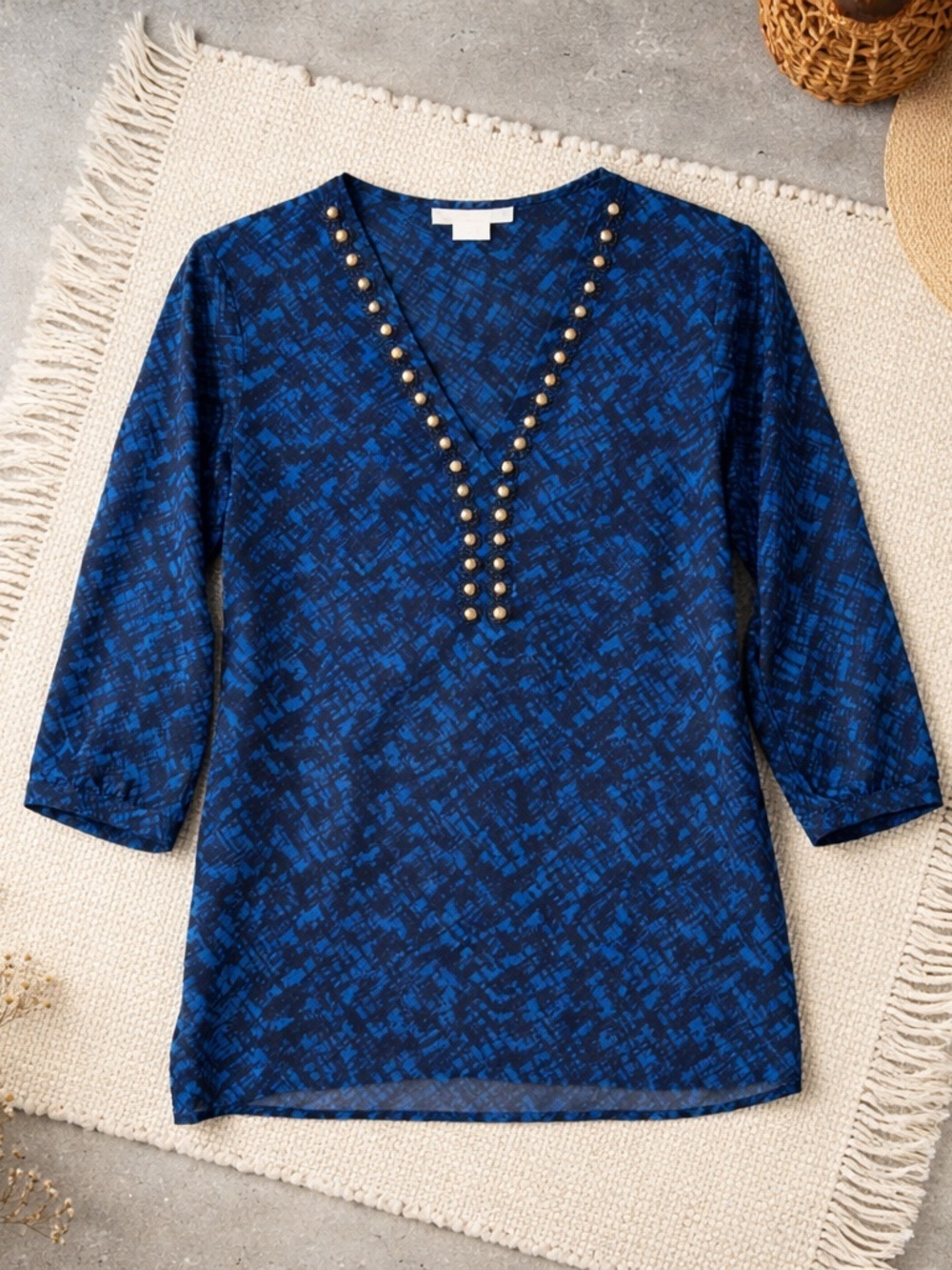 Michael Kors Tunic Long Sleeve Blouse